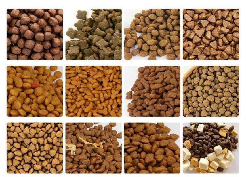 Different kibble shapes and flavors for dogs and cats - private label pet food OEM manufacturer China